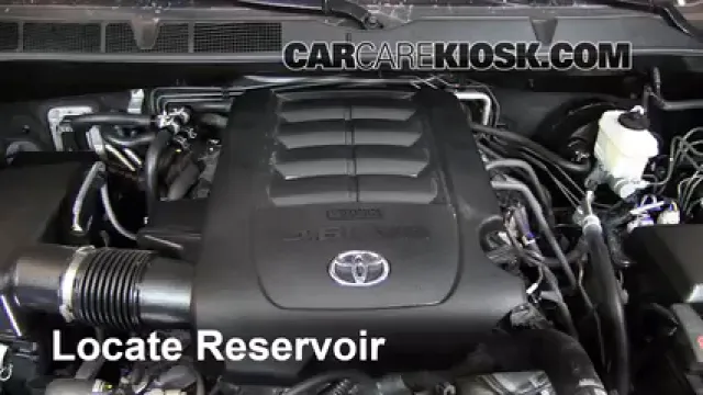 2012 Toyota Sequoia SR5 4.6L V8 Liquide essuie-glace Ajouter du liquide